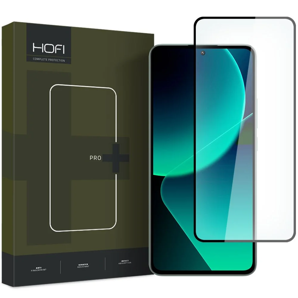 HOFI Glass Pro Full Screen ochranné sklo na Xiaomi 13T / 13T Pro, čier ne