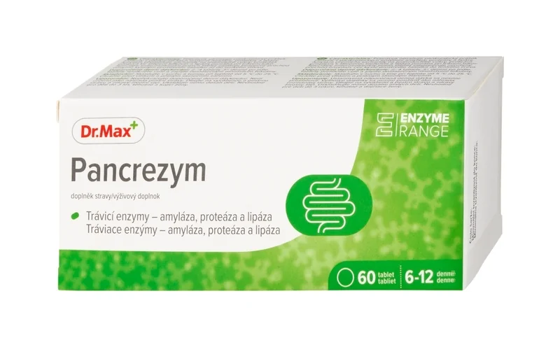 Dr.Max Pancrezym 1×60 tbl, tráviace enzýmy
