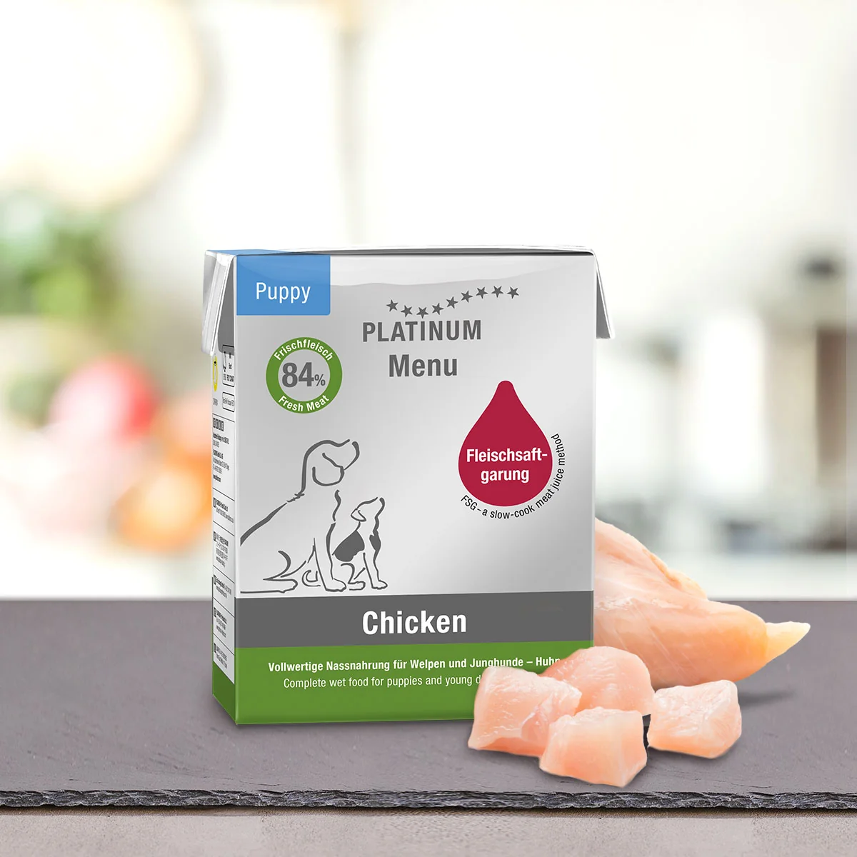 Platinum Menu Puppy Chicken - kuracie pre šteniatka 375 g