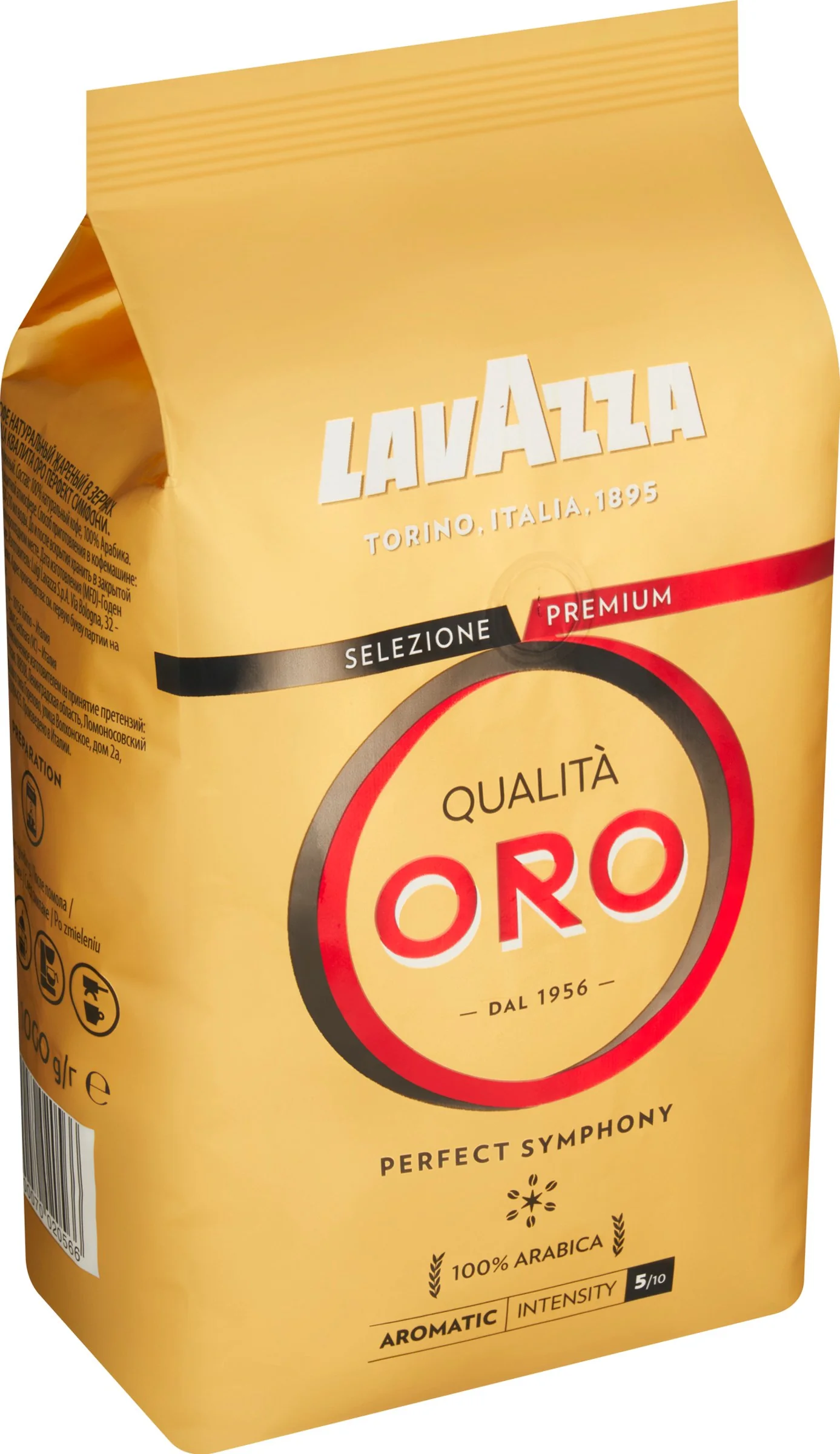 Lavazza zrnková káva 1000g Qualita Oro Perfect Symphony 1×1000 g, zrnková káva