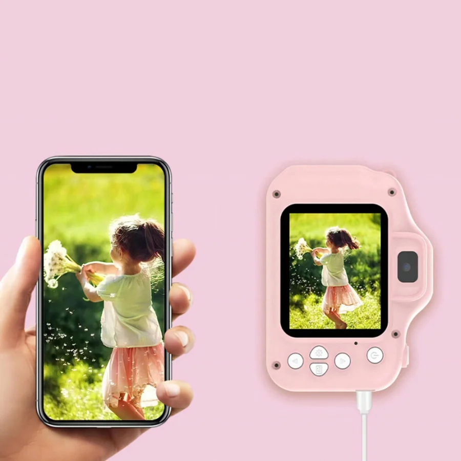 Digitálny fotoaparát pre deti X500 Pink – kreativita a zábava v jednom zariadení!