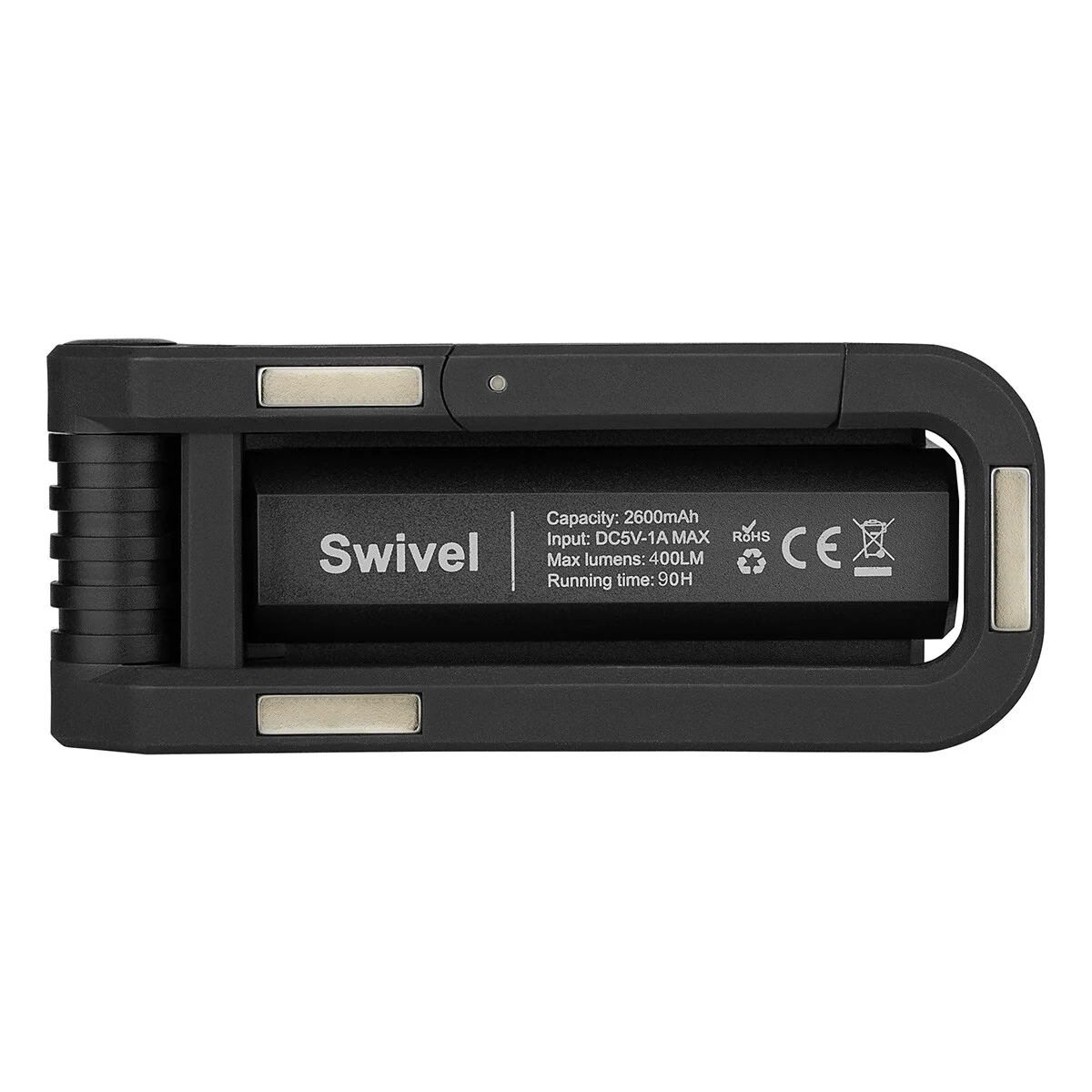 Swivel
(Black) OLIGHT 3.7V 2600mAh
Rechargeable (Built-in)