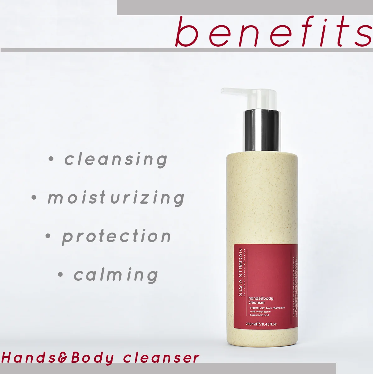 Čistiaci gél, ruky&telo; 250ml - exkluzívna beauty-fermentovaná kozmetika, slovenský výrobok