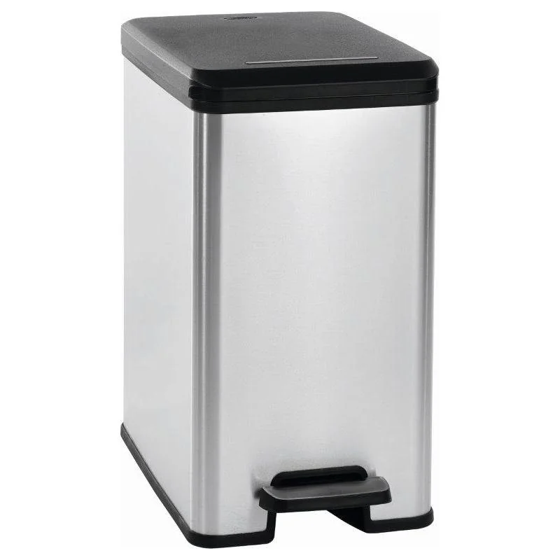 Odpadkový kôš Curver Slim Bin 25  strieborný 213300