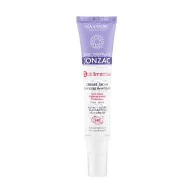 JONZAC Sublimactive VÝŽIVNÝ KRÉM BIO proti starnutiu pleti a vráskam 1×40 ml, vyhladzujúci krém