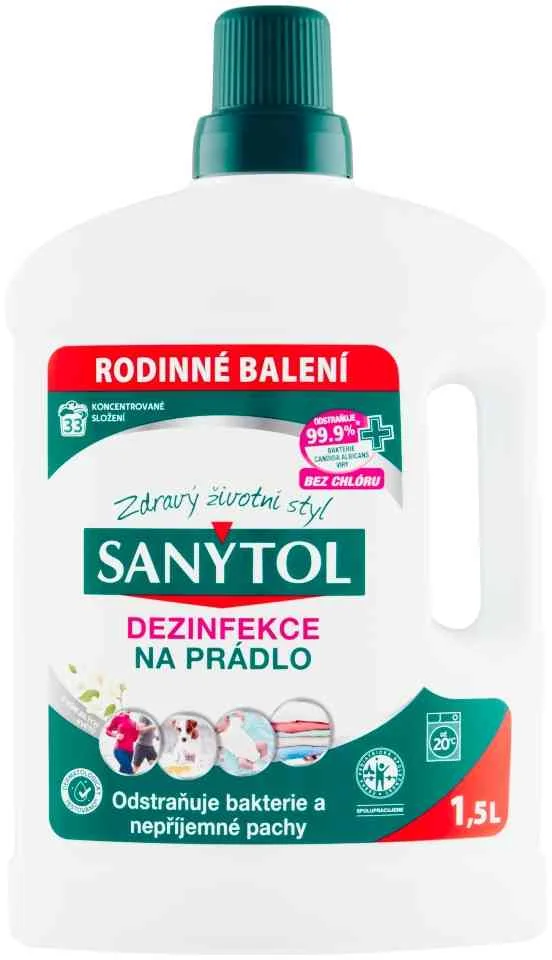Sanytol dezinfekcia na prádlo 1×1500 ml, dezinfekcia na prádlo