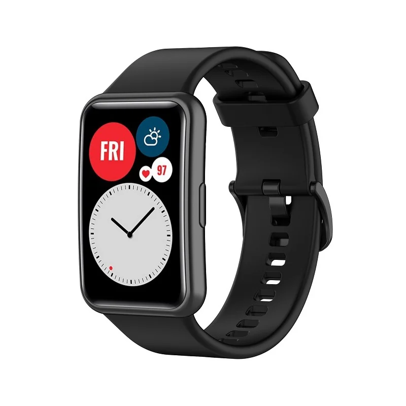 BStrap Silicone remienok na Huawei Watch Fit black