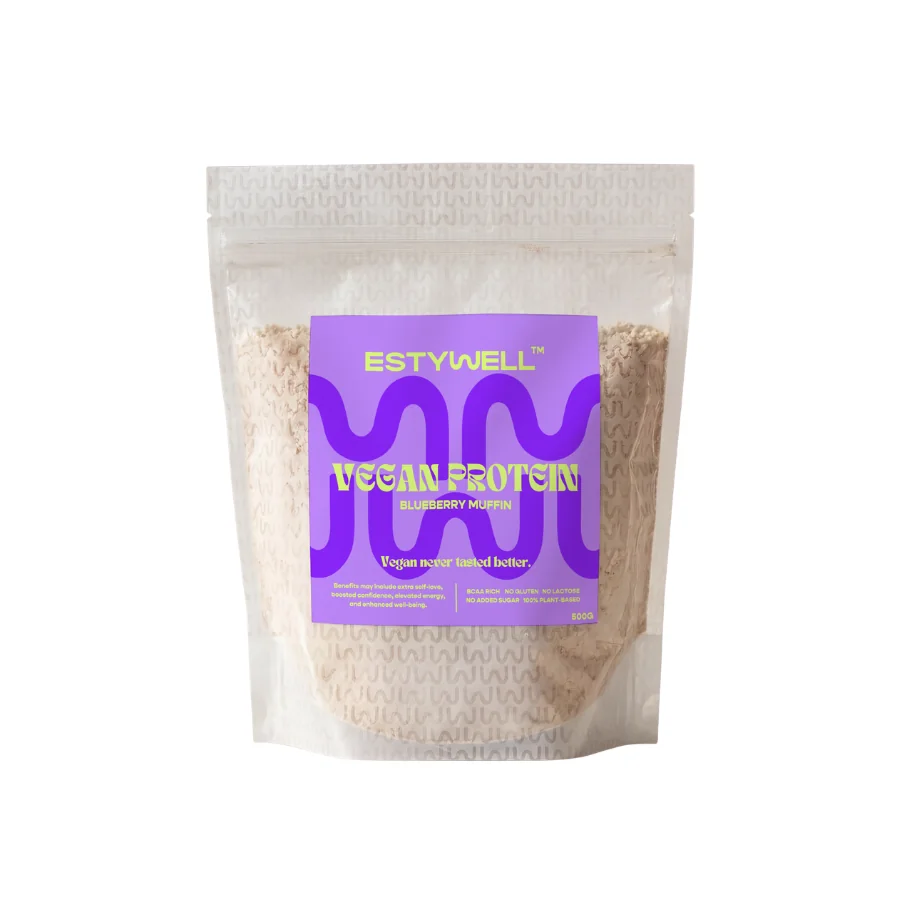 VEGAN Proteín Čučoriedkový Muffin 500 g