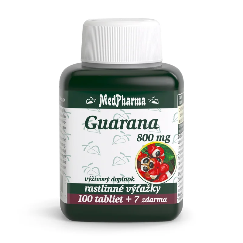 MedPharma GUARANA 800MG 1×107 tbl, guarana