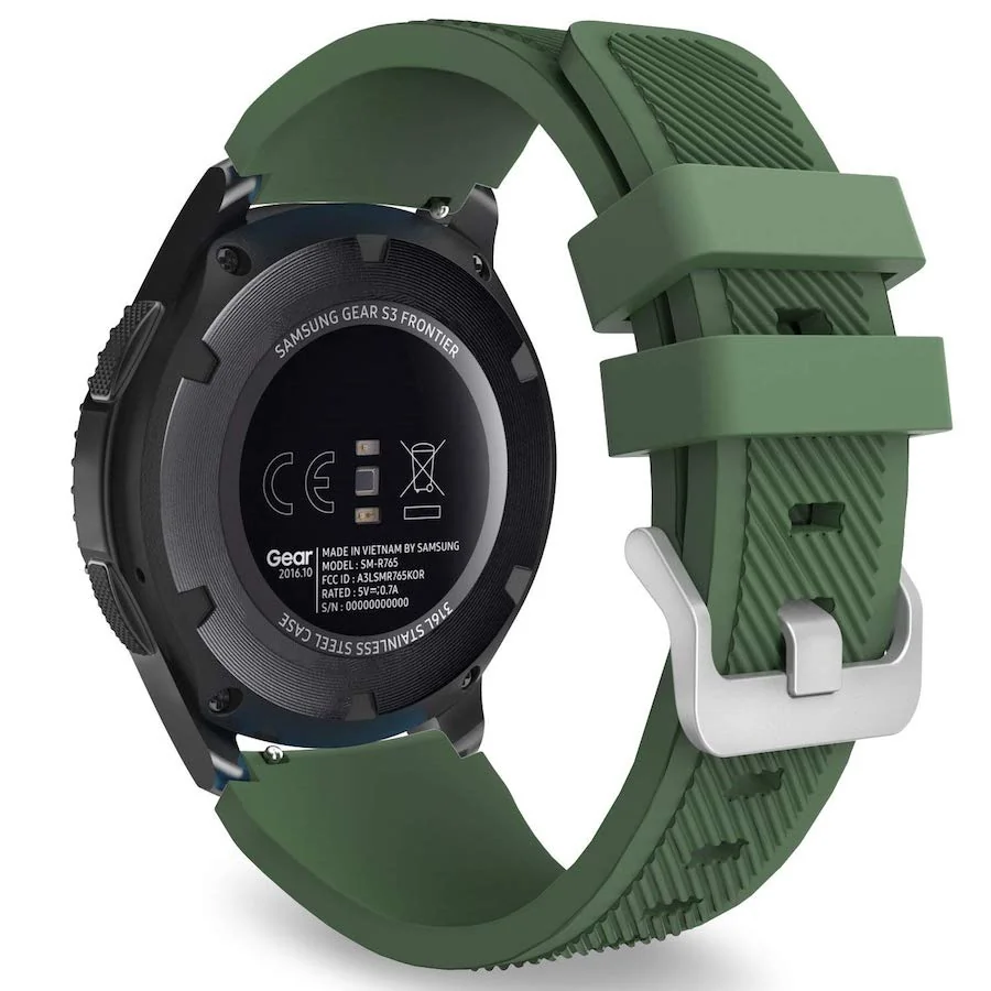 BStrap Silicone Sport remienok na Huawei Watch GT2 Pro dark green