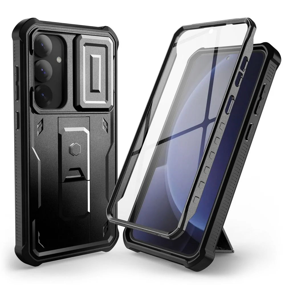 Tech-Protect Kevlar kryt na Samsung Galaxy S25, čierny