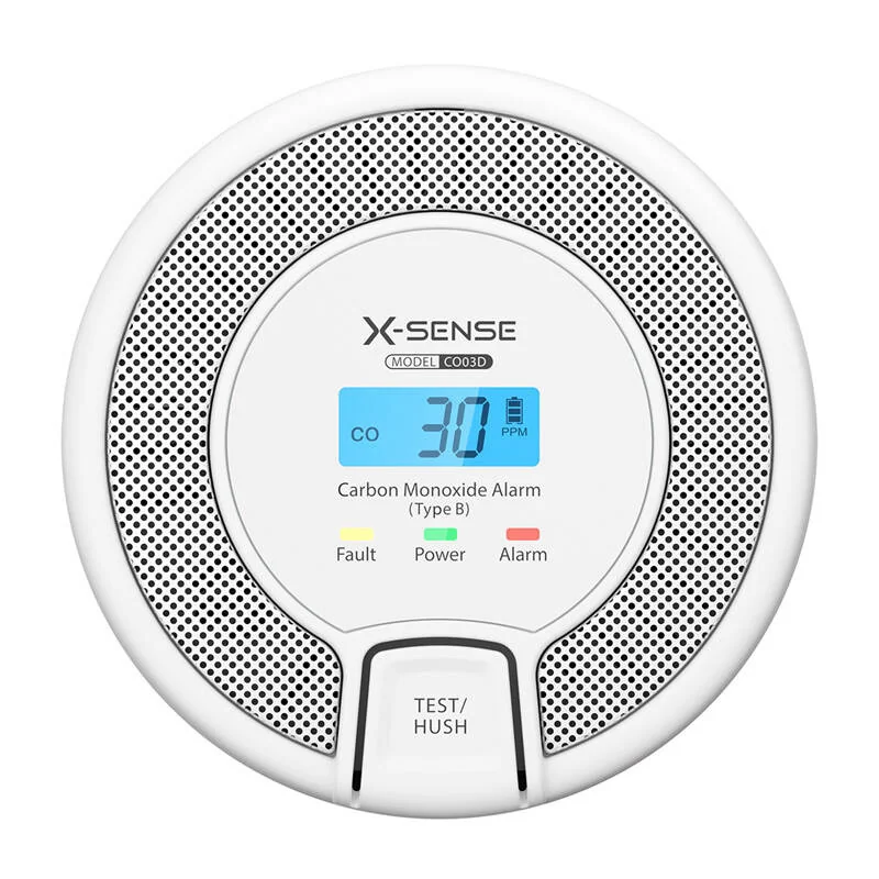 X-Sense CO03D detektor oxidu uhoľnatého, biely