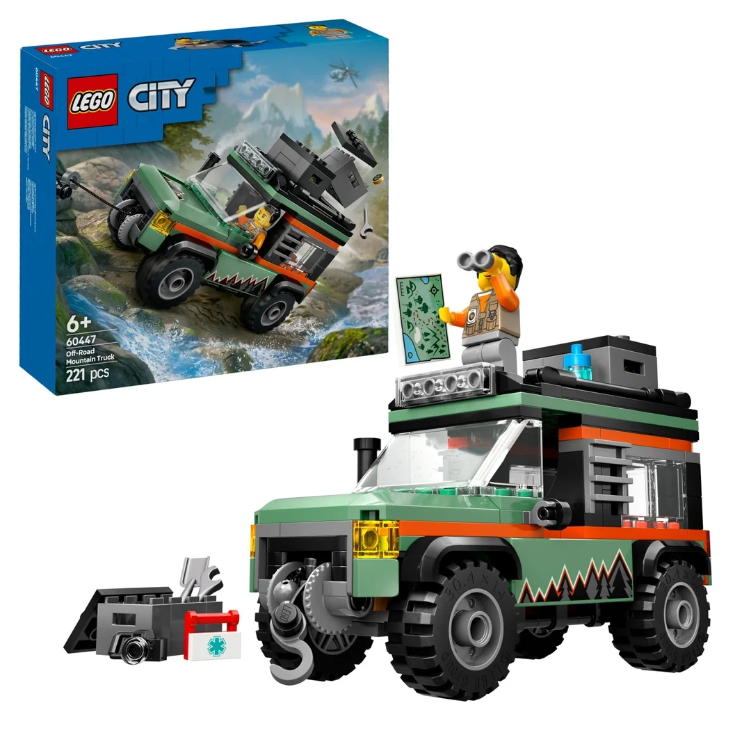 LEGO® City 60447 Terénne horské nákladné auto 4x4