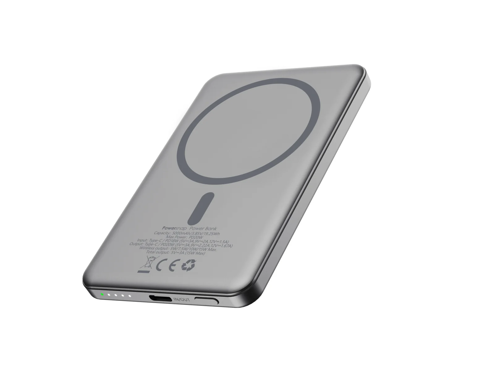 Powerbanka BOOMPODS PowerSnap 5000mAh
