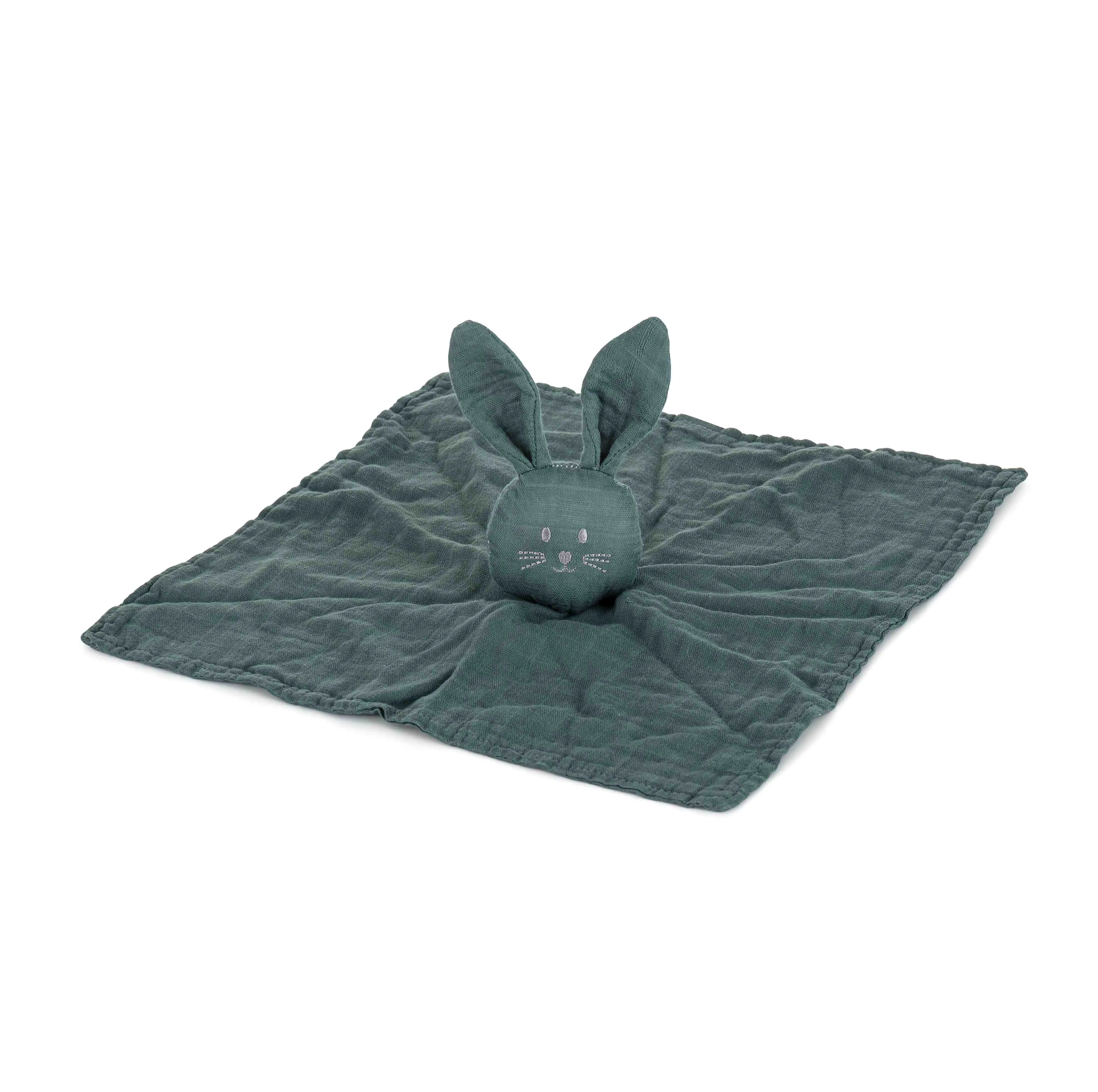 PETITE&MARS Maznáčik bambusový mušelínový Hugo Misty Green 0m+ 1×1 ks, maznáčik