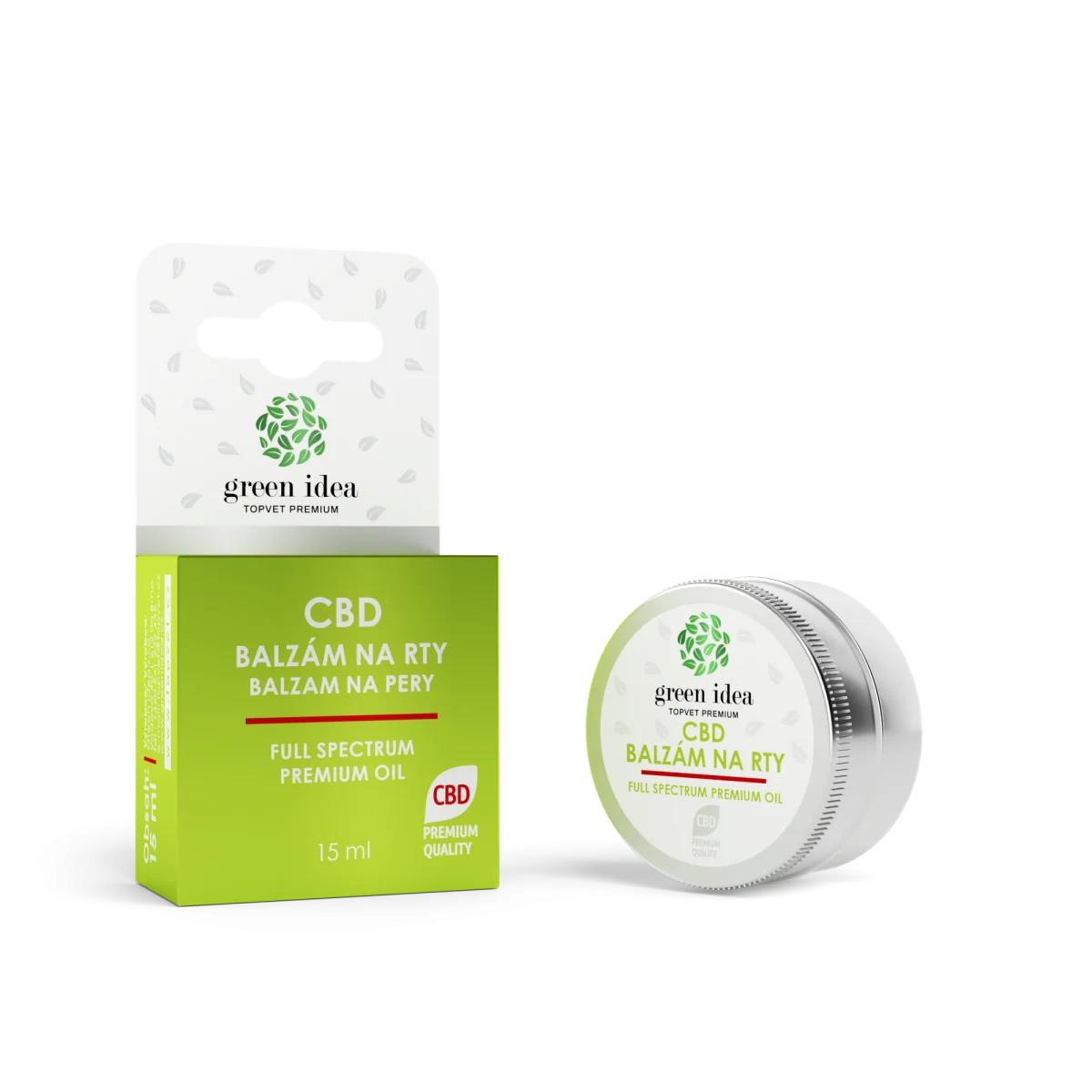 CBD balzam na pery 15 ml - Green idea