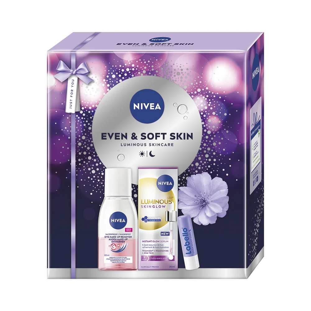 NIVEA darčekové balenie pre zjednotenú a zamatovo hebkú pleť 1 set