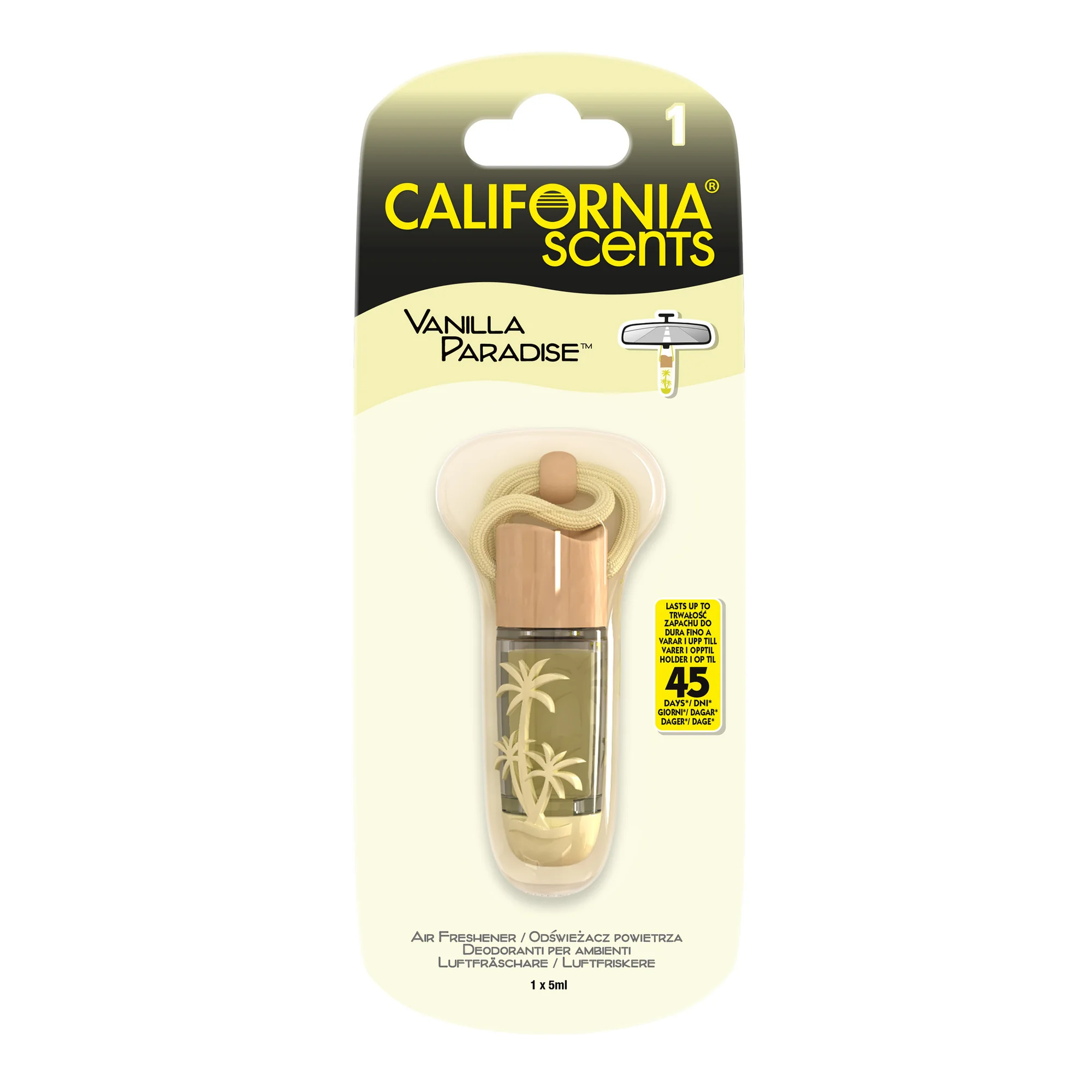 E303650900 California Scents CS Vanilla Pardise  závesná vôňa