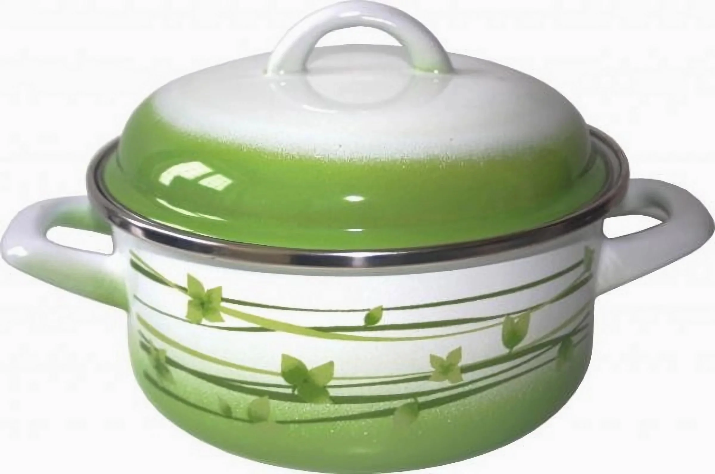 Nízky hrniec s pokrievkou tráva 20 cm 2,75 l METALAC