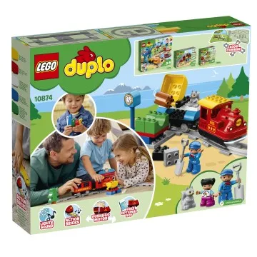 LEGO® DUPLO 10874 Parný vláčik 1×1 ks, lego stavebnica