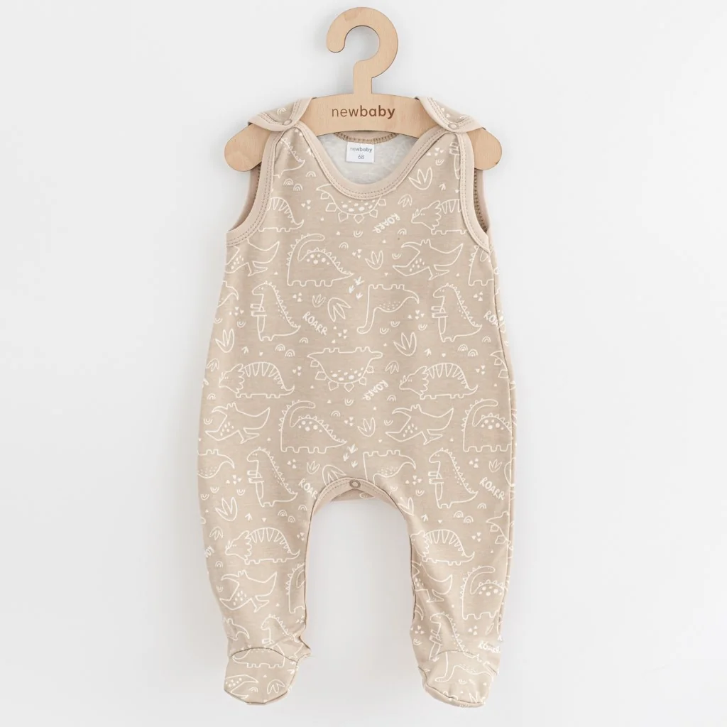 Dojčenské dupačky New Baby Classic II Uni 3ks béžové 74 (6-9m),
