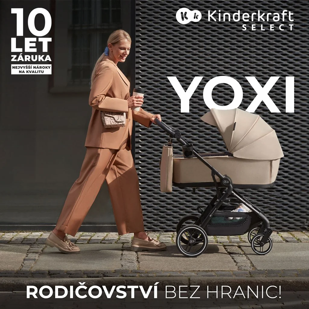 Kočík kombinovaný Yoxi 2v1 Moonlight Grey
