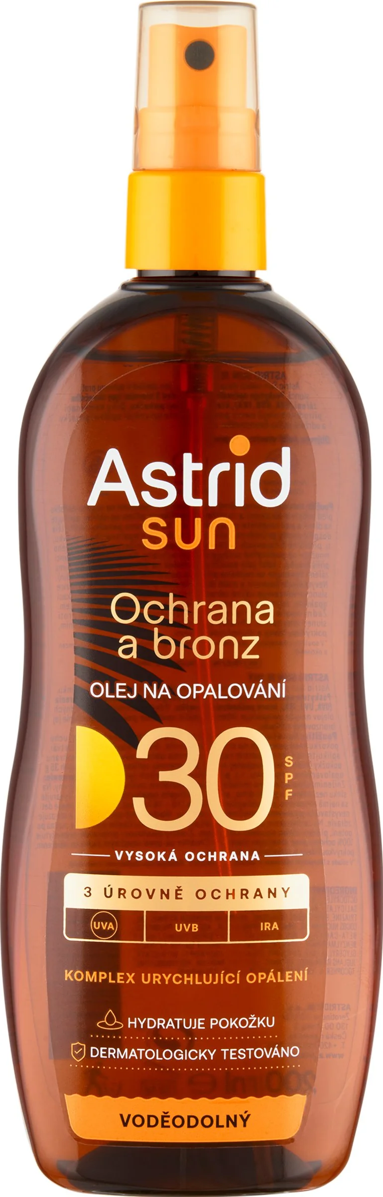 ASTRID SUN olej na opaľovanie OF30 1×200ml, olej na opaľovanie