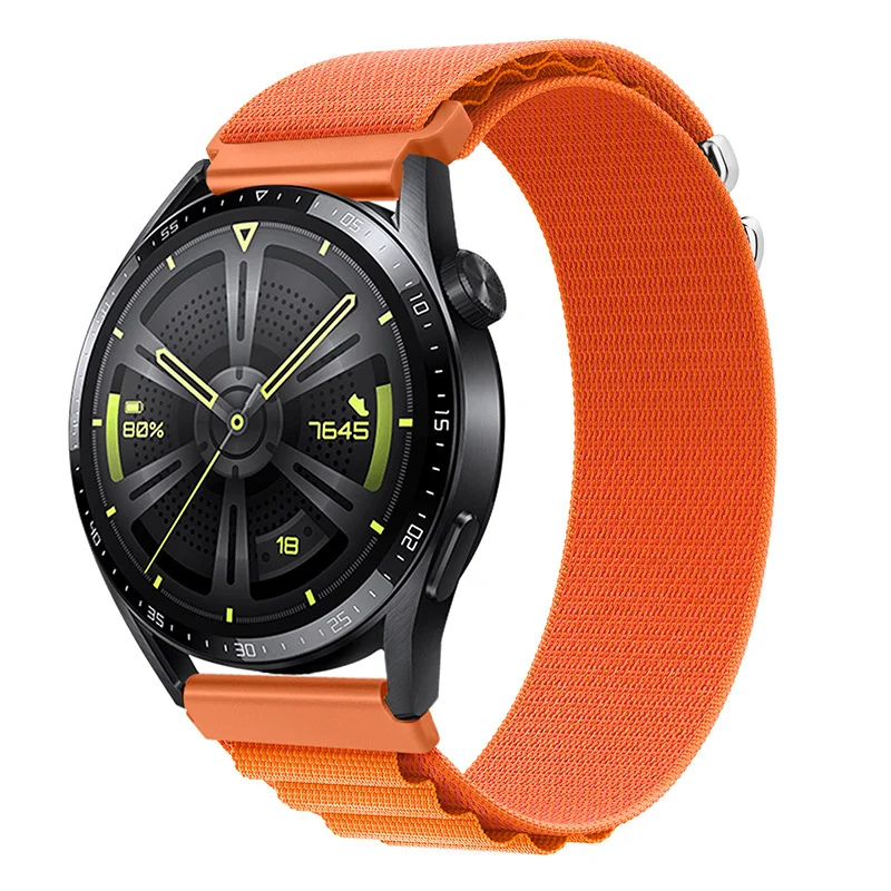 BStrap Nylon Loop remienok na Xiaomi Watch S1 Active orange