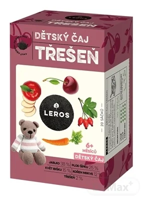 LEROS Detský čaj - čerešňa 20×2 g, čaj