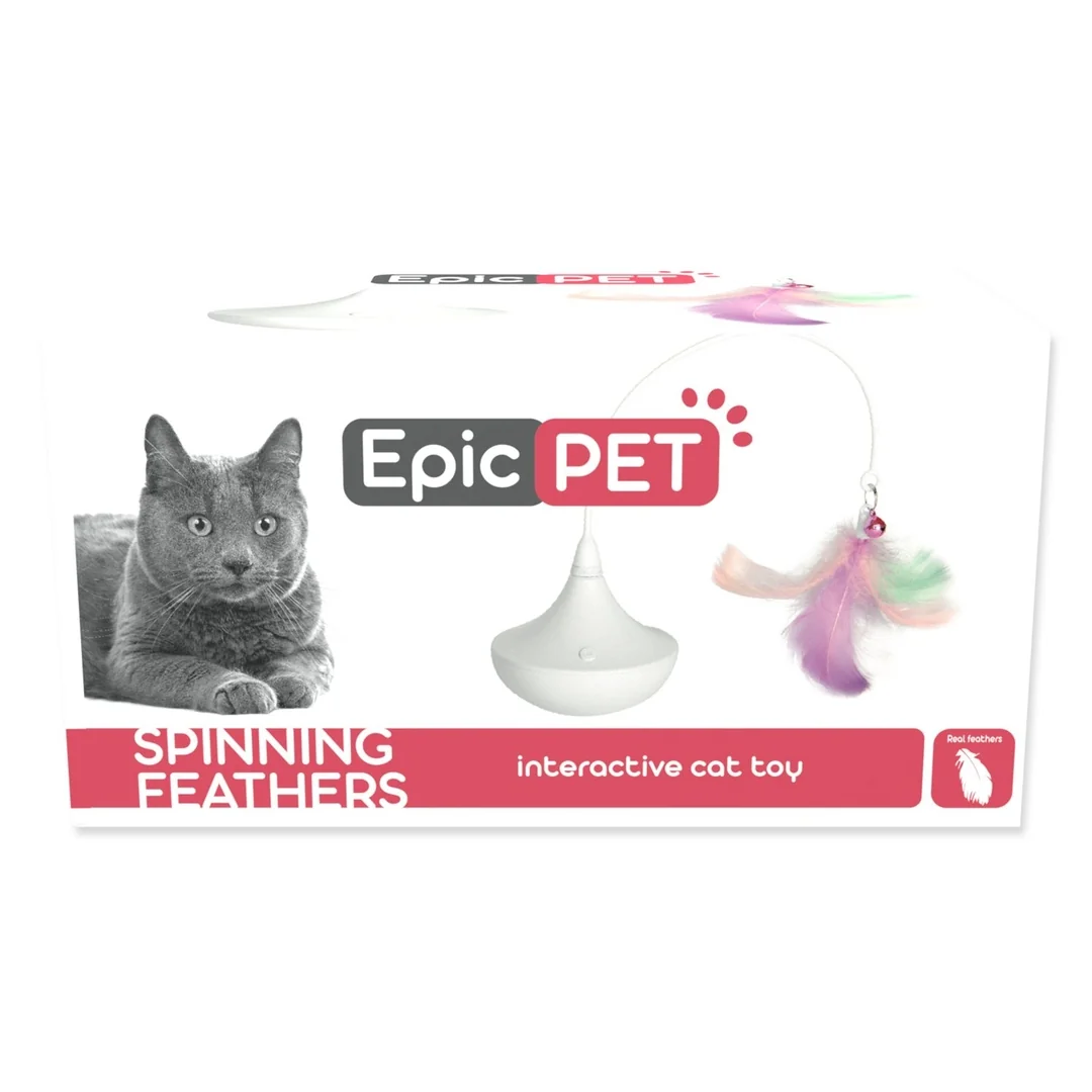Hračka Epic Pet interaktívna točiaca biela 8cm