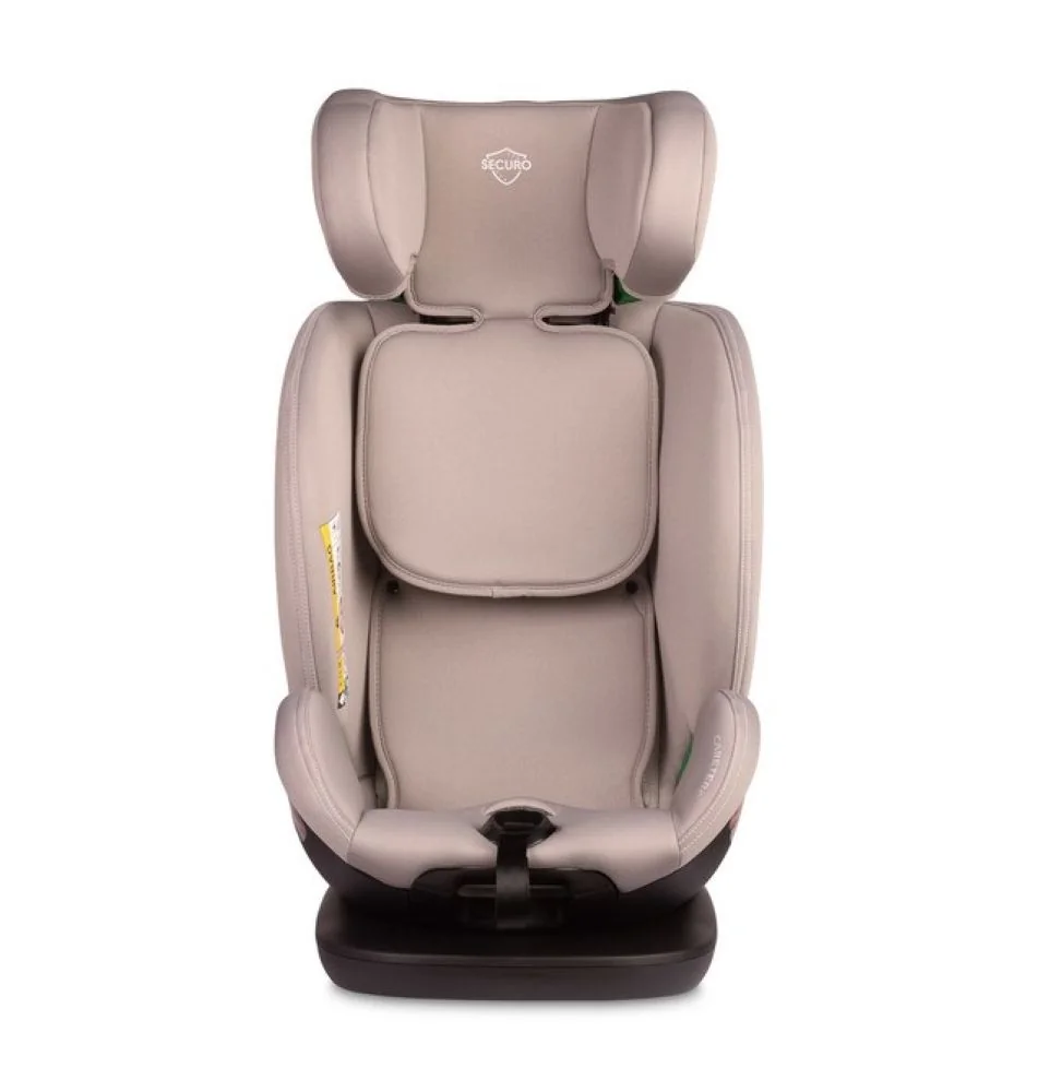 Detská autosedačka Securo 40-150 cm, otočná, ISOFIX, i-Size, 40-150, svetlo šedá