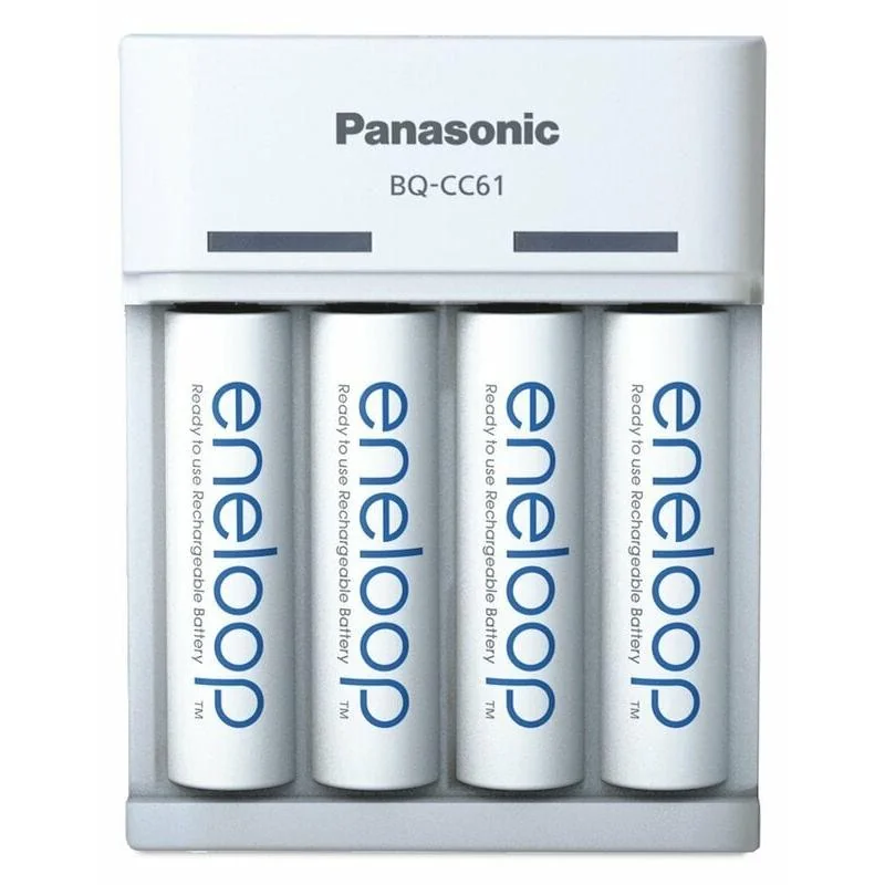 Panasonic ENELOOP EKO nabíjačka BQ-CC61 USB + nabíjacie batérie AA 2000mAh 4ks 