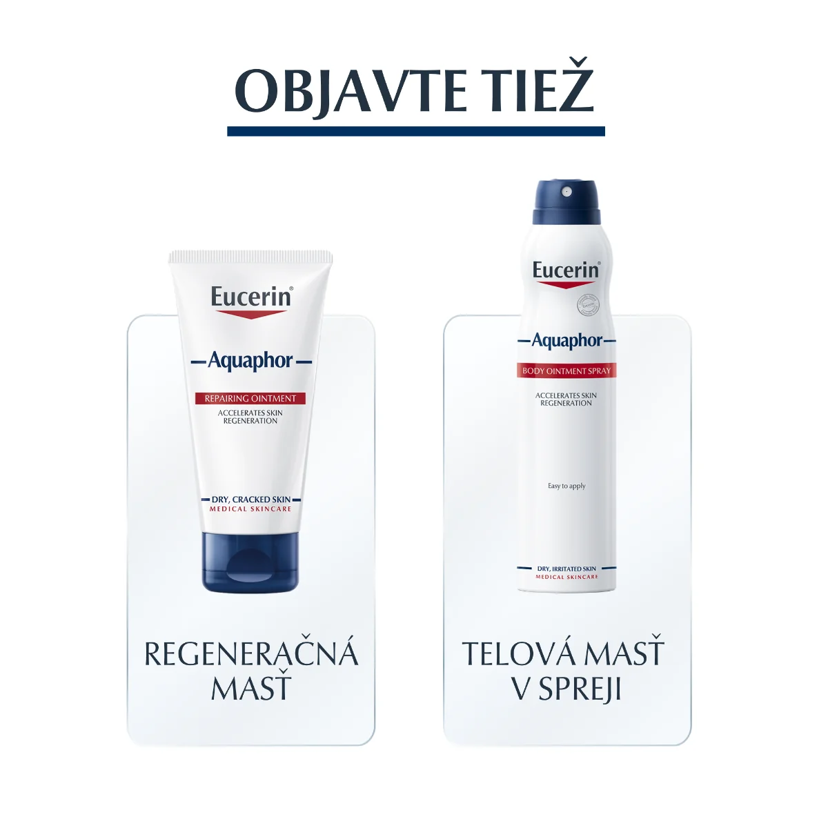 Eucerin Aquaphor SOS LIP Repair 1×10 ml, regeneračný balzam na pery