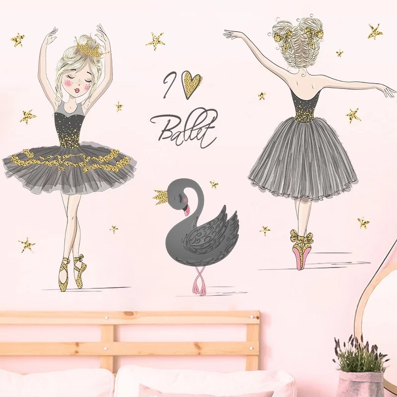 Samolepka na stenu/Tapeta Balerina