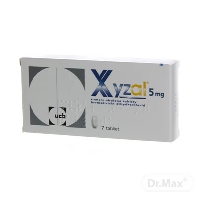 XYZAL 1×7 tbl, antialergikum