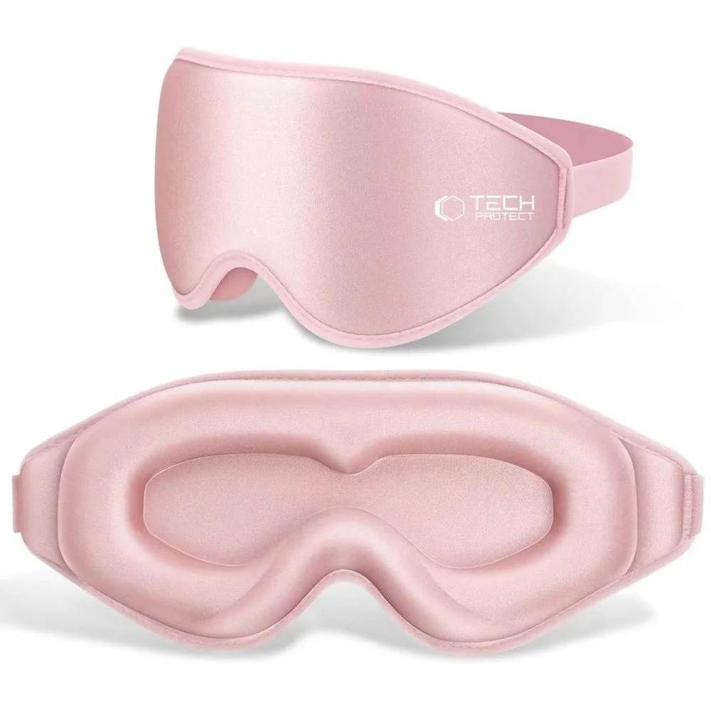 Tech-Protect Eyeshade maska na spanie, ružová