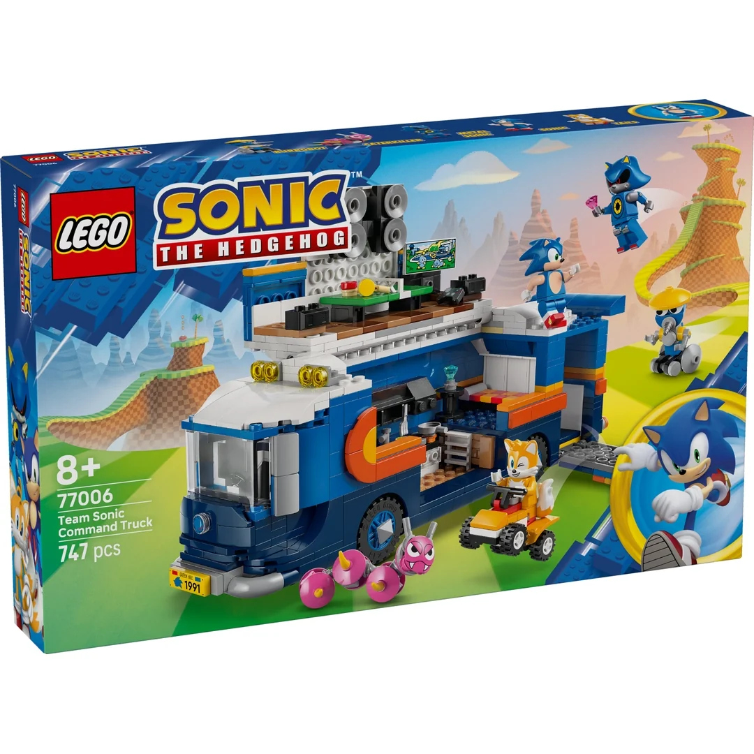 LEGO® Sonic the Hedgehog™ 77006 Veliteľské vozidlo tímu Sonic