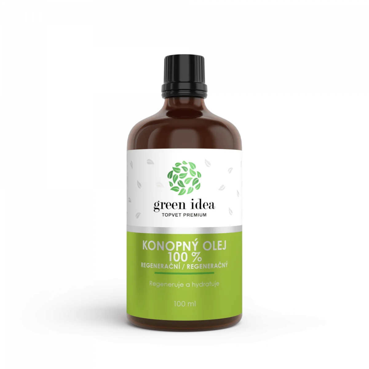 Regeneračný konopný olej 100 % – 100 ml – Green idea