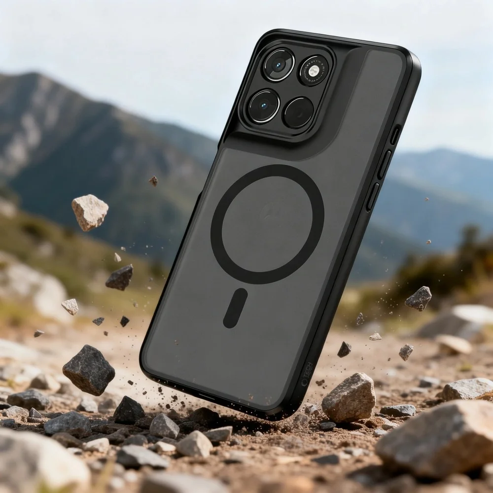 Tech-Protect MagMat MagSafe kryt na Motorola Moto G57 Power / G67 Power, čierny r, čierny