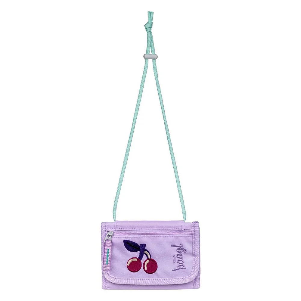Peňaženka na krk Lavender fialová, dĺžka 42cm