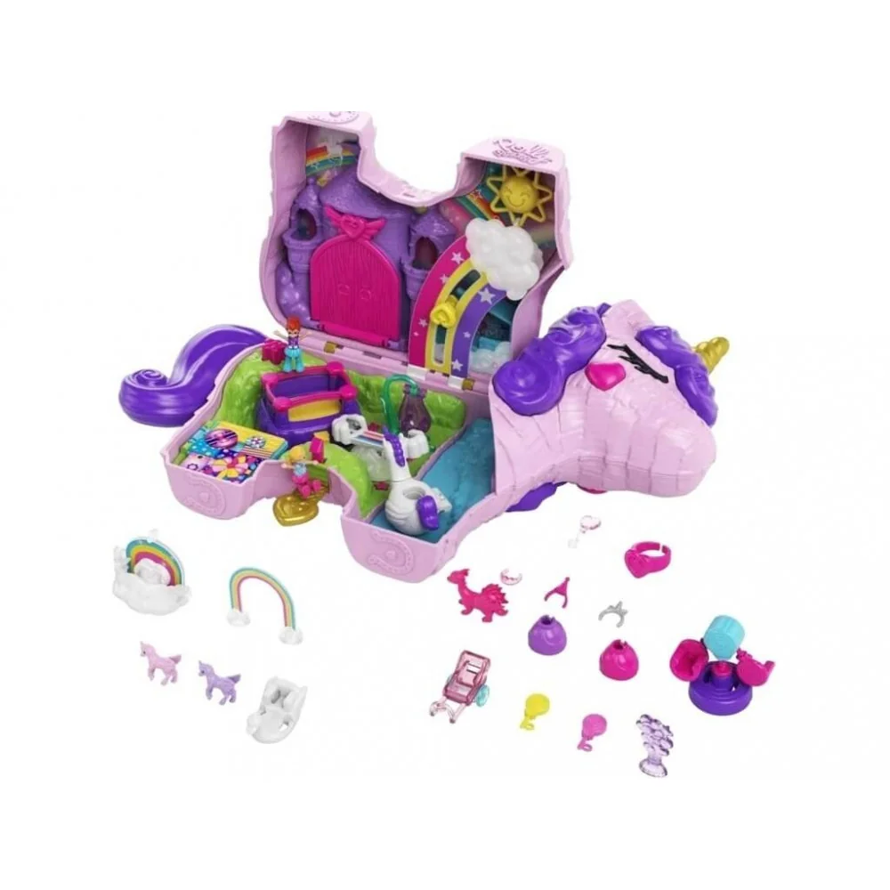 Sada piniát s jednorožcom Polly Pocket (#GVL88)-MATTEL