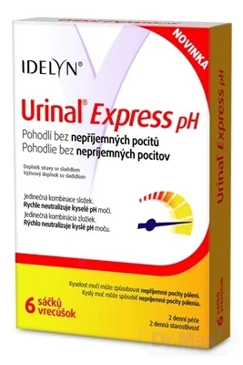 Urinal Express pH 1×6 ks, vrecúška