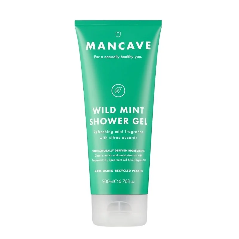 MANCAVE sprchový gél WILD MINT tuba 200ml