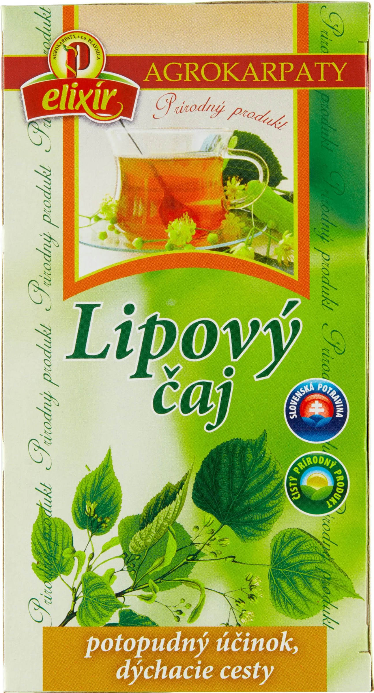AG LIPOVY čaj S TUZOBNIKOM NS 2×20g, lipový čaj