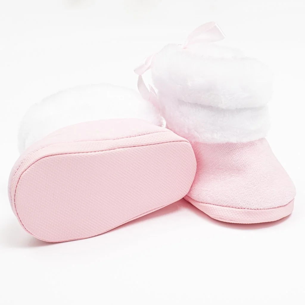Dojčenské zimné kozačky New Baby ružové 6-12 m 6-12 m, 20C54531