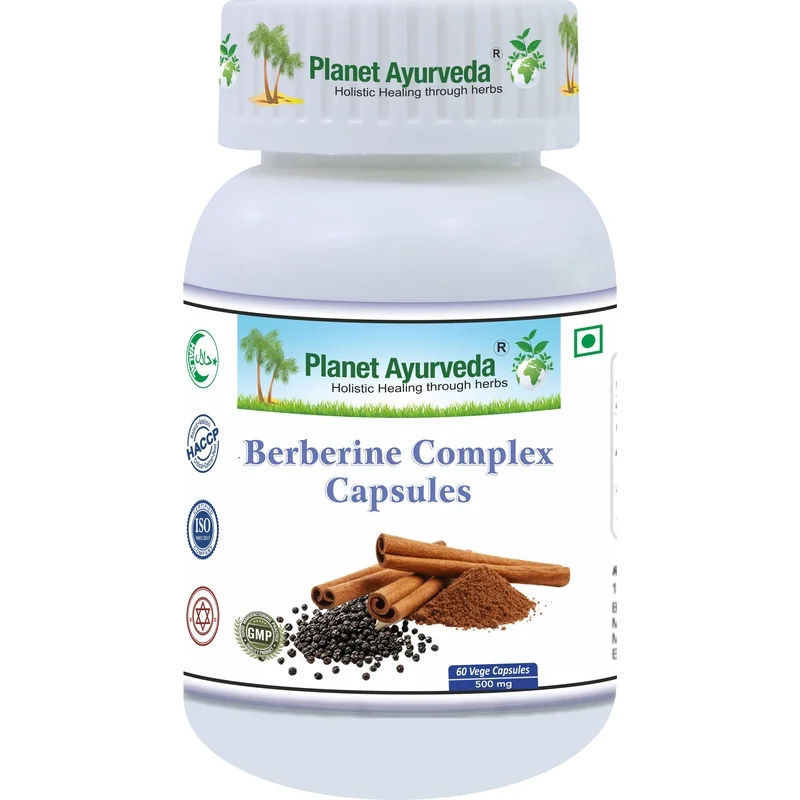 Berberine Complex  Trávenie, Cukor v krvi, Metabolizmus 60 kapsúl