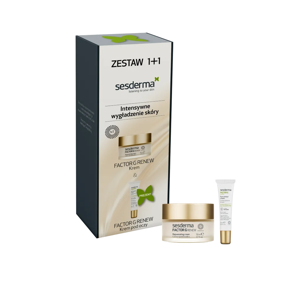 SESDERMA set dvoch produktov FACTOR-G Renew Krém proti stárnutí 50 ml + Očný krém 15 ml 1 set