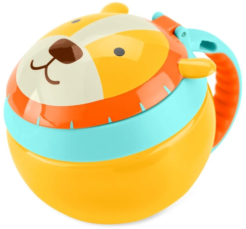 SKIP HOP Zoo Nádoba na sušienky Lev 12m+ 1×1 ks, nádoba na sušienky