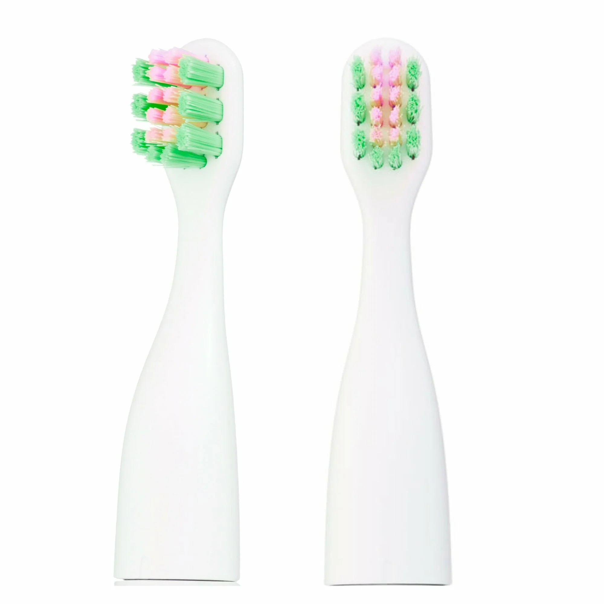 VITAMMY TOOTH FRIENDS náhradné hlavice pre SMILE, zelená/ružová, 2 ks