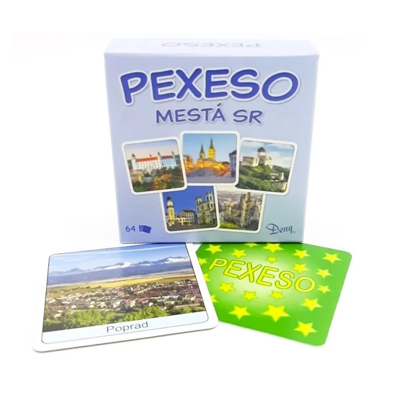 Pexeso v krabičke Mestá SR , 9H018208